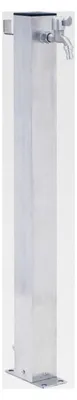 Produktbild von Wassersäule für den Garten 40 cm aus Edelstahl, quadratisch