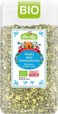 PESTKI DYNI CIEMNOZIELONE BIO (POLSKA) 300 g - BIO RAJ