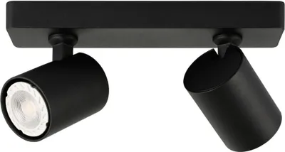 Produktbild von Italux SPL-2071-2-MB-BL Lumsi Deckeneinbaustrahler/Spot 2xGU10 schwarz