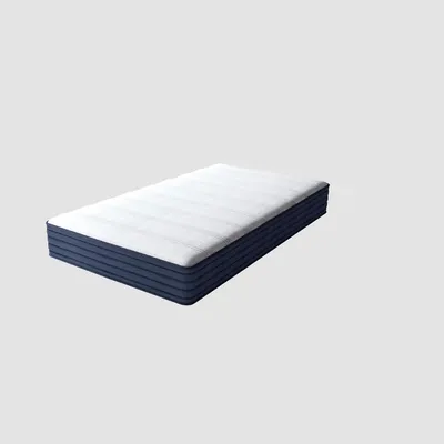 Image de TEENO Matelas 90x190 en Mousse et Ressorts 22 cm d'épaisseur,7 Zones de Confort, résistant et Durable, Support à Haute résilience, Respirant