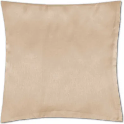 Produktbild von Kissenhülle Alessia (50x50cm) Kissenbezug Dekokissenbezug Zierkissenbezüge mit Füllung, Farbe: Beige