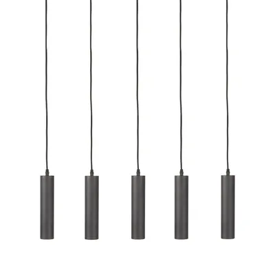 Productafbeelding van LABEL51 Hanglamp Ferroli - Zwart - Metaal - 5 lichtpunten