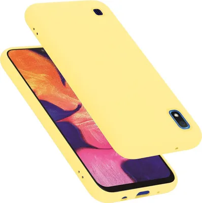 Produktbild von Cadorabo Schutzhülle für Samsung Galaxy A10 / M10 Hülle in Gelb Handyhülle Case Cover TPU Etui