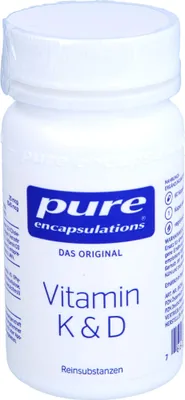 Produktbild von Pure Encapsulations Vitamin K & D Kapseln, 60 St. Kapseln