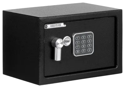 Produktbild von Yale Elektronischer Tresor Klein, YSV/200/DB2, mit Code & Schlüssel, Schwarz