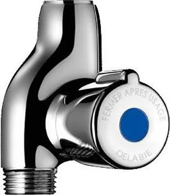 Produktbild von Delabie Absperrventil G1/2 m. Rohrtrenner, mit Oberteil 1/4-Drehung
