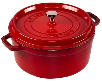 Productafbeelding van Staub Ronde Cocotte 26 cm - kers 52 l