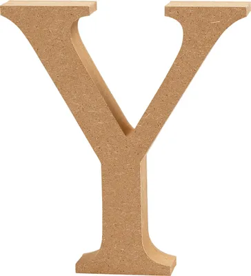 Produktbild von Buchstabe, Y, H 13 cm, Stärke: 2 cm, MDF, 1Stck