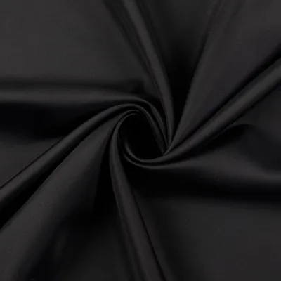 Produktbild von Futterstoff Meterware Atmoson schwarz