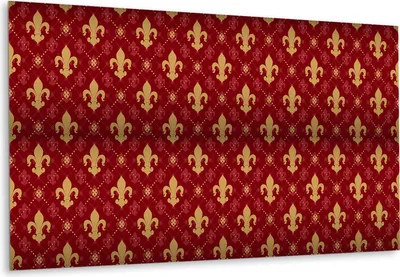 Produktbild von Vinyl Muster - Fliesenaufkleber PVC Fliesenfolie - Selbstklebende Vinyl , Königliche Lilien - 100 cm x 50 cm