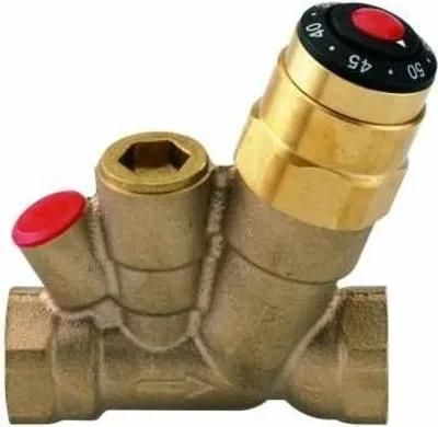 Productafbeelding van Danfoss Thermostatisch mengventiel, DN15, Rp3/4", 35–60°C, energiezuinig, PN10, 1 stuk.