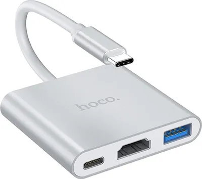 Image de Type C vers USB A 3.0 HDMI 4K UHD PD 2.0 Type-C Splitter Adaptateur distributeur Macbook