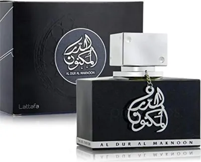 A perfume bottle and its box are displayed on a white background.