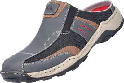 Produktbild von Rieker Herren Pantolette in Blau, Größe 41