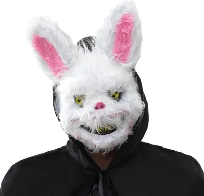 Immagine prodotto di CONIGLIO FANTASMA Maschera bianca da assassino per Halloween