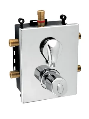 Obrázok produktu pre Novaservis Metalia 56 - Termostatická batéria pod omietku na 3 spotrebiče s telesom, chróm BOX56052RXT,0