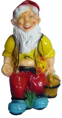 Produktbild von Design Zwerg Figur Garten Statue Skulptur Figuren Skulpturen Dekoration Deko Neu