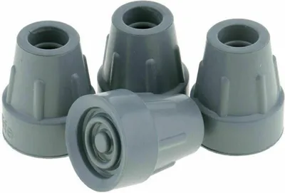 Produktbild von 4er-Set Krückenkapsel Rutschfest Krücke Gummipuffer Gehhilfen Fuß 19mm