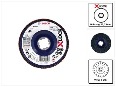Obrázok produktu pre Bosch 2 608 619 209, Kov, Bosch, 2,22 cm, 12,5 cm, 1 kusov
