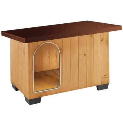 Obrázok produktu pre Ferplast búda pre psov Baita 80 Brown 102 x 70 x 65,5 cm 87015000