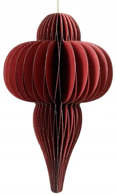 Produktbild von Decoris Ornament rot 20cm