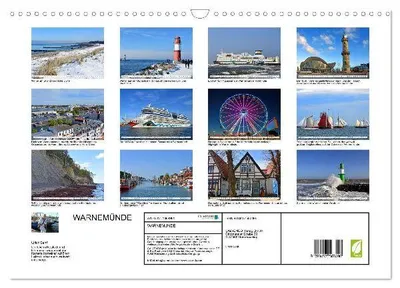 Produktbild von WARNEMÜNDE (Wandkalender 2026 DIN A3 quer), CALVENDO Monatskalender