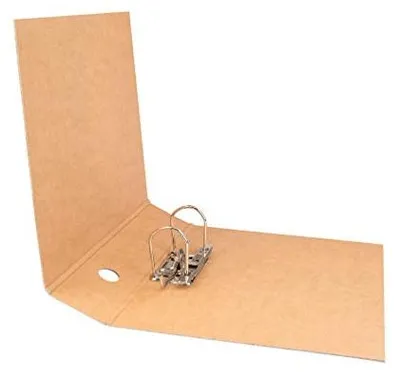 Imagen del producto de Falken, 10 carpetas veganas, línea PURE Nature, tamaño A4, sin protección de bordes, color marrón - 15072680F
