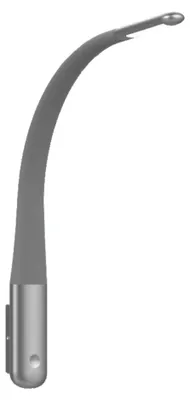 Image de kalb | Lampe de chevet « Sedani » 4 W, lampe de lecture, col flexible en silicone, blanc chaud, gris argenté