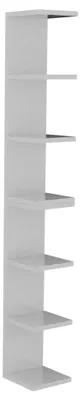 Produktbild von Wandregal Kosmetikregal DIVA Hängeregal schwebend teilbar drehbar 25 x 185 cm, Farbe wählen:Weiß