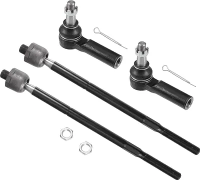 Produktbild von 4 Stück Auto Vordere Innen- und Außenlenkstangenköpfe für Ram 1500 2013-2018 5-LUG für Ram 1500 Classic 2019-2022