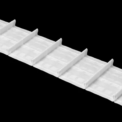 Produktbild von Gardinenband 10m Bleistiftfalte Weiß-80mm 1:1.5 Kräuselband Faltenband
