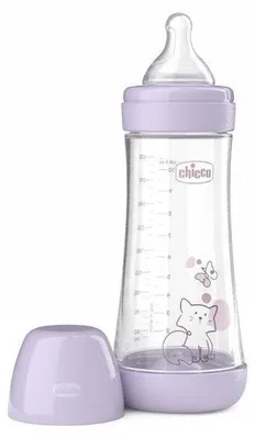 Obrázek produktu pro Antikoliková láhev Perfect5 pro dívky, objem 300 ml, vhodná od 4 měsíců - Chicco