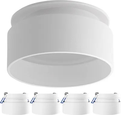 Produktbild von SSC-LUXon 5 Stück Einbau Deckenstrahler Sudara mit indirektem Licht Fassung für GU10 oder Module - Design Einbauspot weiß