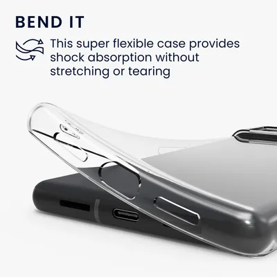 Produktbild von kwmobile Hülle kompatibel mit Google Pixel 7 - Silikon Handyhülle transparent - Handy Case in Transparent