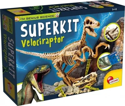 Zdjęcie produktu dla Eksperymenty małego geniusza - zestaw paleontologiczny welociraptora