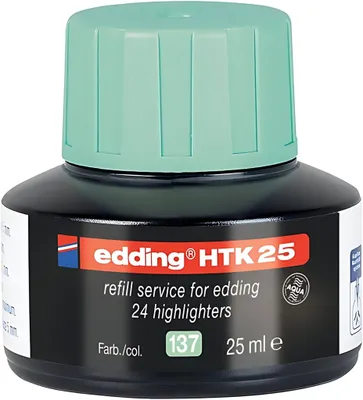 Image de edding 4-HTK25137 edding Nachfülltinte e-HTK25 grün
