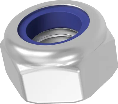 Produktbild von SECCARO Sicherungsmutter M8, Edelstahl V2A VA A2, DIN 985 / ISO 10511, Sechskant, 20 Stück