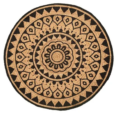 Produktbild von Jute Teppich Rund - Henna Ayda Natur