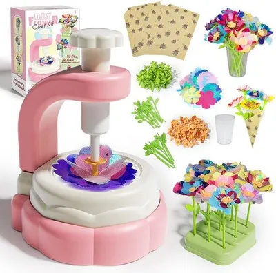 Produktbild von Bastel-Puzzle-Set für Mädchen, DIY-Gartenblume