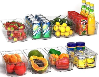 Produktbild von Famanu Aufbewahrungsboxen Transparent - Set von 8 Behältern