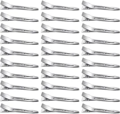 Produktbild von 30 Stück Metall-Haarspangen, 2,2 Zoll Haarspangen für Mädchen, Kapsalon-Haarstyling-Set