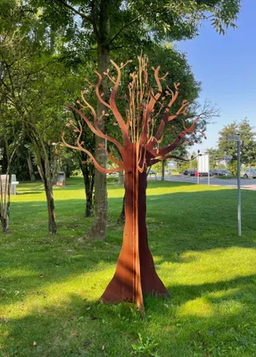Produktbild von Badeko Baum-Deko 190 cm hoch in Edelrostoptik
