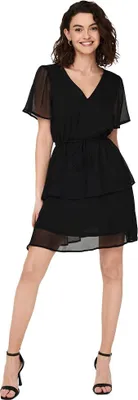 Produktbild von Jdy Melly Kurzes Kurzarmkleid Schwarz XS Frau Schwarz XS