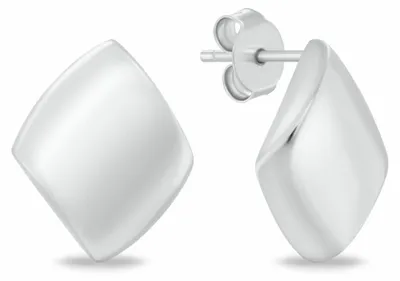 Produktbild von Elegante minimalistische Silberohrringe EA1218W