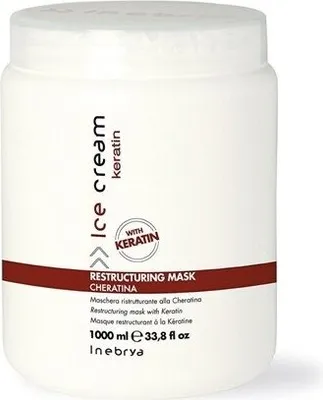 Produktbild von INEBRYA Ice Cream Keratin Restructuring Mask 1000ml