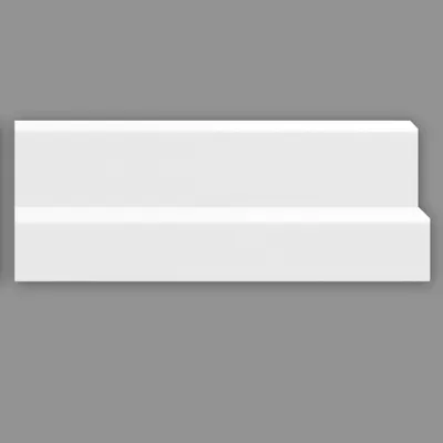 Produktbild von HOMESTAR Fußleiste CF 14, 18 x 130 mm, Länge 2 m, 61004