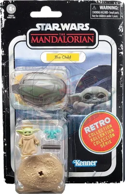 Produktbild von Hasbro F2023 Star Wars The Mandalorian Retro-Kollektion The Child