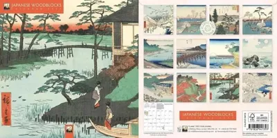 Obrázok produktu pre Japonský nástenný kalendár s drevorytmi na rok 2027 (umelecký kalendár)