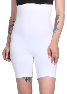 Produktbild von Damen Bauch-Weg-Effekt Formt Sofort Body Shaper Nahtlos Hohe Taille; Weiß/L/XL