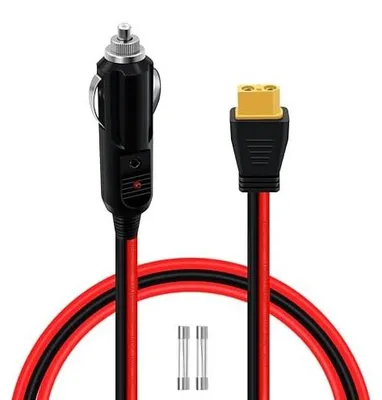 Zdjęcie produktu dla Kabel XT60 do gniazda zapalniczki 12V 24V dla samochodu kamperu